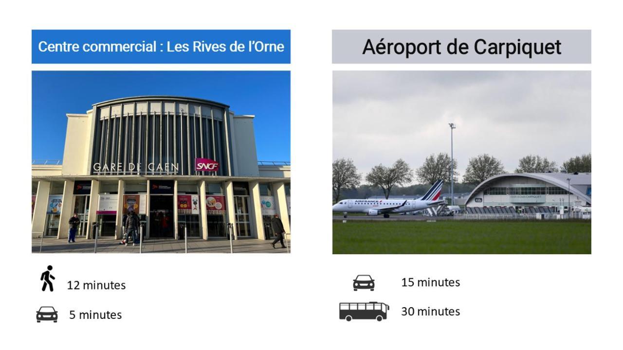 Cocon Cosy Et Verdoyant - Private Parking, Breakfast, Wifi, Netflix Caen Exterior photo